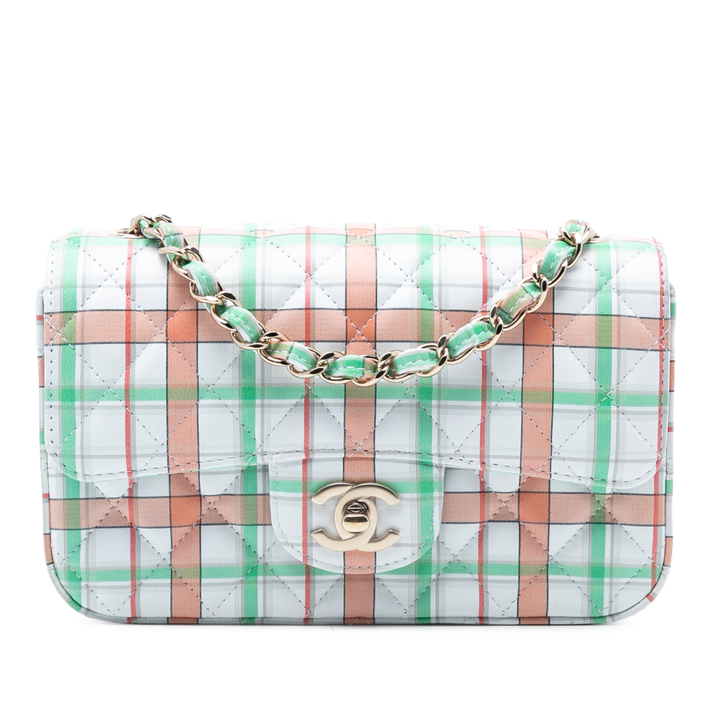Pre-Loved Chanel Mini Rectangular Classic Printed Calfskin Single Flap